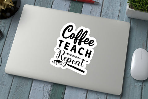 Coffee Teach Repeat SVG Angelina750 