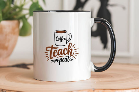 Coffee teach repeat SVG Angelina750 
