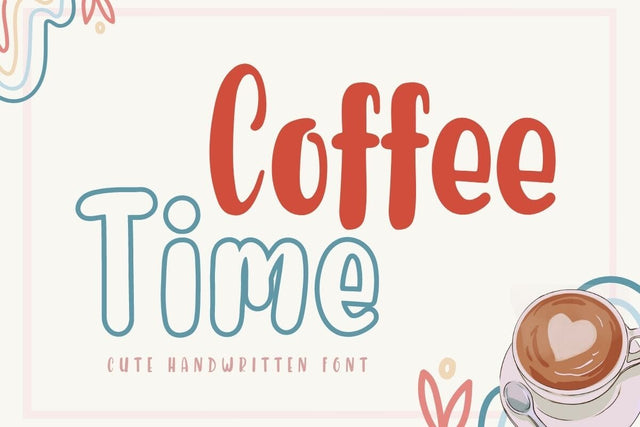 Coffee Time Font AnningArts Design 