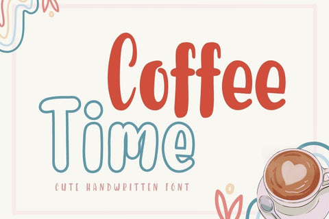 Coffee Time Font AnningArts Design 