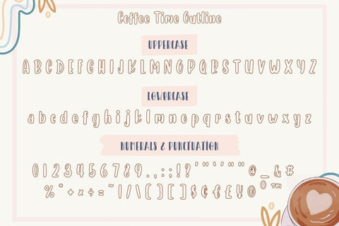 Coffee Time Font AnningArts Design 