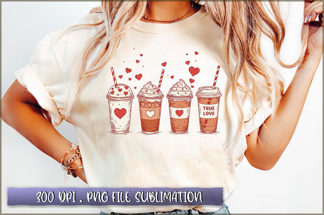 Coffee Valentine Sublimation Clipart Sublimation Shetara Begum 