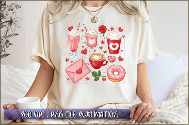 Coffee Valentine Sublimation Clipart Sublimation Shetara Begum 