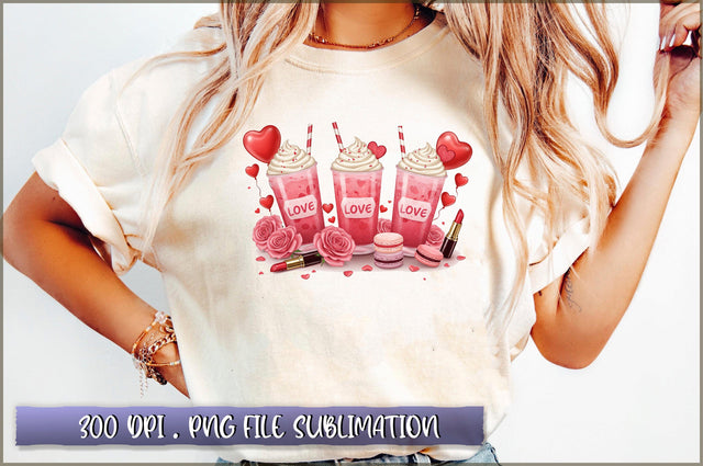 Coffee Valentine Sublimation Clipart Sublimation Shetara Begum 