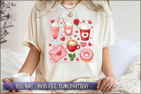 Coffee Valentine Sublimation Clipart Sublimation Shetara Begum 