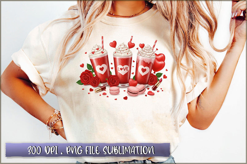 Coffee Valentine Sublimation Clipart Sublimation Shetara Begum 