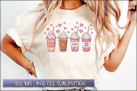 Coffee Valentine Sublimation Clipart Sublimation Shetara Begum 
