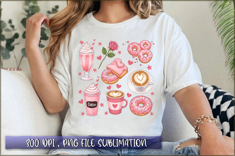 Coffee Valentine Sublimation Clipart Sublimation Shetara Begum 