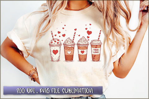 Coffee Valentine Sublimation Clipart Sublimation Shetara Begum 