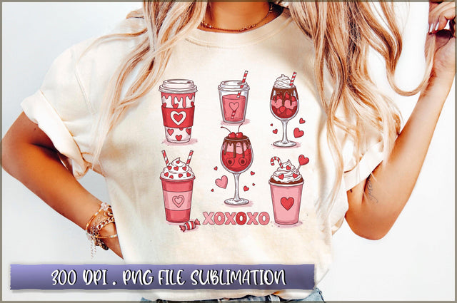Coffee Valentine Sublimation Sublimation Shetara Begum 