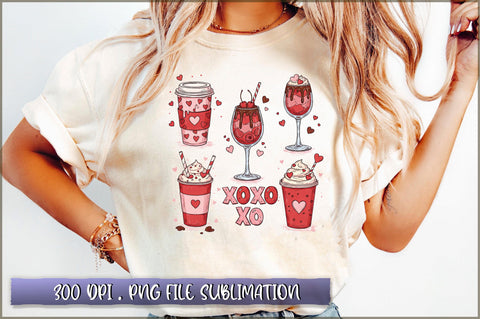 Coffee Valentine Sublimation Sublimation Shetara Begum 