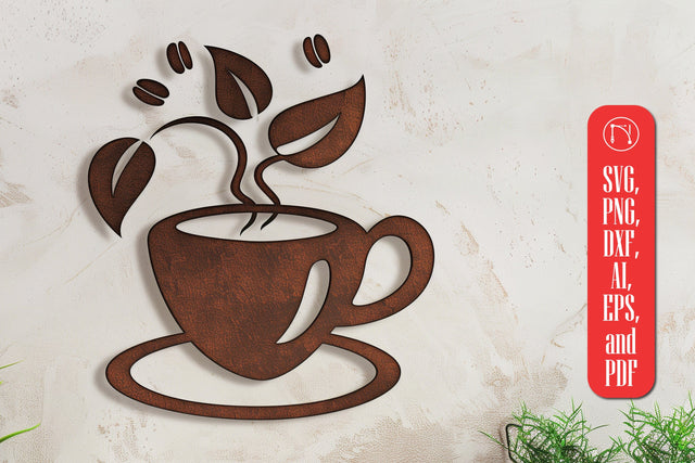 Coffee Wall Decor Laser Cut SVG design SVG MD JOYNAL ABDIN 