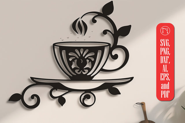 Coffee Wall Decor Laser Cut SVG design SVG MD JOYNAL ABDIN 