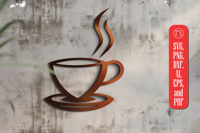 Coffee Wall Decor Laser Cut SVG design SVG MD JOYNAL ABDIN 