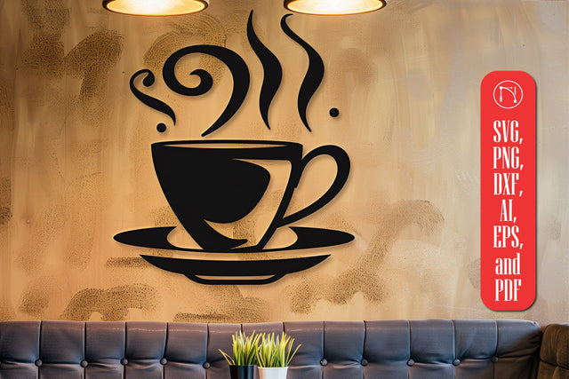 Coffee Wall Decor Laser Cut SVG design SVG MD JOYNAL ABDIN 