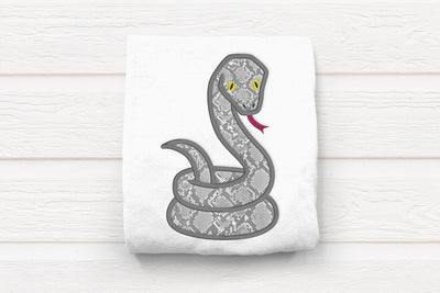 Coiled Snake Applique Embroidery Embroidery/Applique DESIGNS Risa Rocks It 