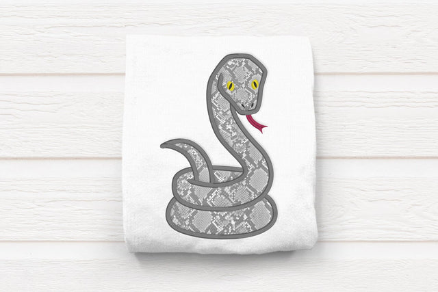 Coiled Snake Applique Embroidery Embroidery/Applique DESIGNS Risa Rocks It 