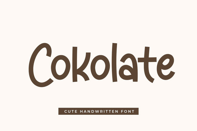 Cokolate Font Abo Daniel Studio 