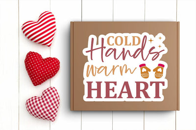 Cold hands warm heart Png Sticker Design SVG Designangry 