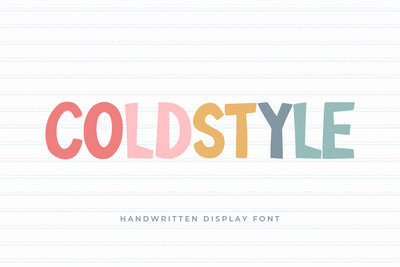 Coldstyle Font Abo Daniel Studio 