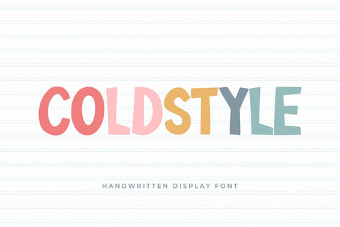 Coldstyle Font Abo Daniel Studio 