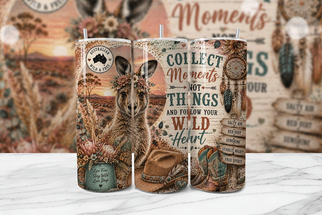 Collect Moments Wild Heart Tumbler Wrap Sublimation BijouBay 