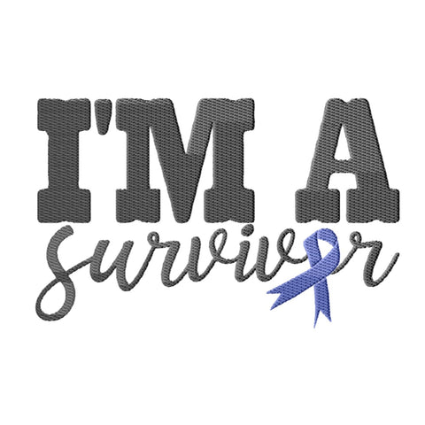 Colon Cancer Embroidery Designs Bundle - 24 Designs, Colon Cancer Awareness Embroidery Patterns, Blue Awareness Ribbon PES Files Embroidery/Applique DESIGNS HappyDesignStudio 