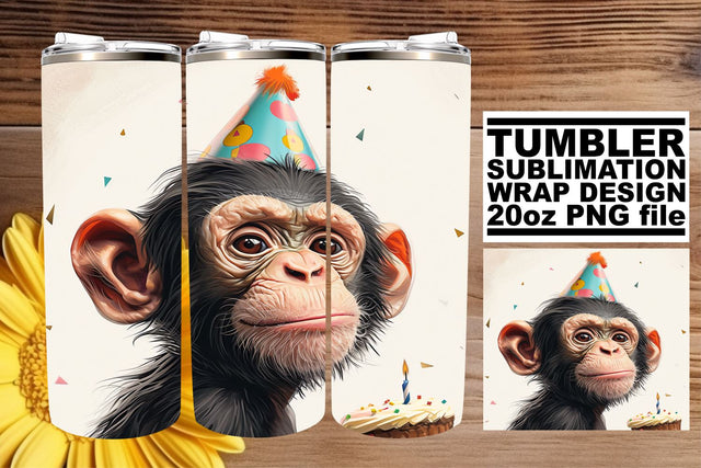 Color Burst Animal Bash: Sublimation Tumbler Design Sublimation afrosvg 