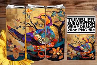 Color Burst Feathered Tumbler Sublimation - 20oz Sublimation afrosvg 
