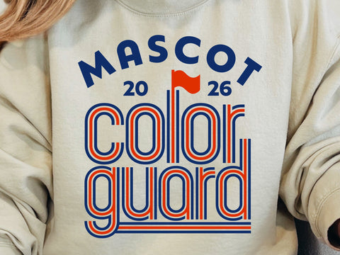 Color Guard SVG, Mascot Team Template Shirts SVG DesignDestine 