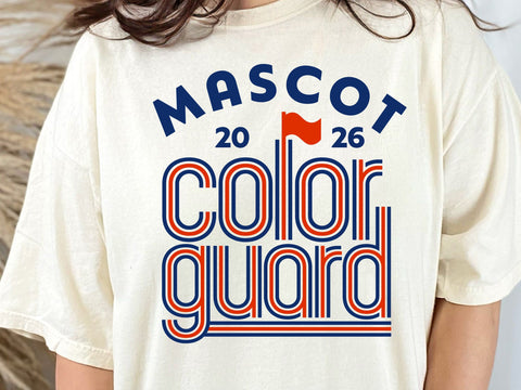 Color Guard SVG, Mascot Team Template Shirts SVG DesignDestine 