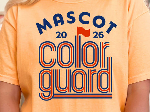 Color Guard SVG, Mascot Team Template Shirts SVG DesignDestine 