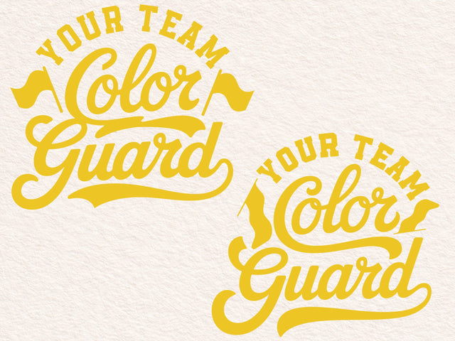 Color Guard Team, Custom Svg Design SVG DesignDestine 