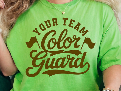 Color Guard Team, Custom Svg Design SVG DesignDestine 