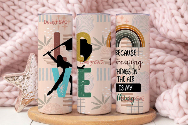 Color Guard Tumbler Stainless Steel 20oz, Funny Color Guard Gifts For Birthday Christmas, Flag Corp Sublimation DesignSVG 