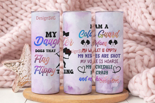 Color Guard Tumbler Stainless Steel 20oz, Funny Color Guard Gifts For Birthday Christmas, Flag Corps Gif Sublimation DesignSVG 