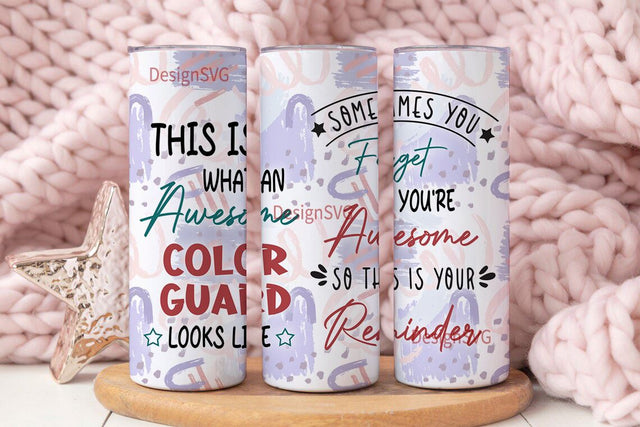 Color Guard Tumbler Stainless Steel 20oz, Funny Color Guard Gifts For Birthday Christmas, Flag Corps Sublimation DesignSVG 