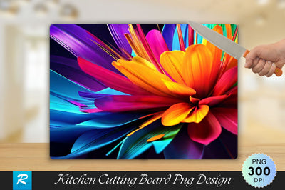 Color Splash Series Background Cutting Board Sublimation Regulrcrative 