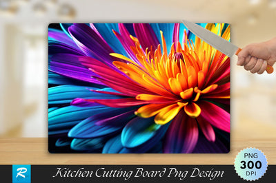 Color Splash Series Background Cutting Board Sublimation Regulrcrative 