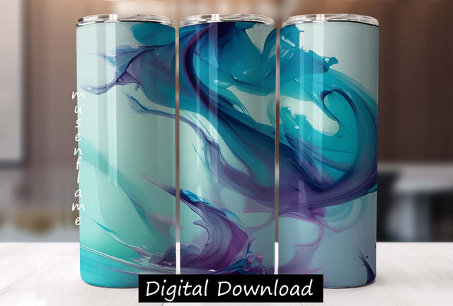 Color Swirl | Straight Sublimation Tumbler Design 20oz, 30oz Sublimation MFsublimationdesign 