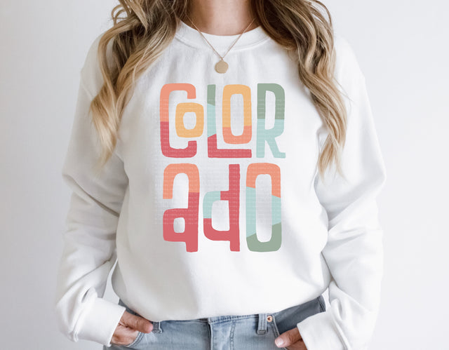 Colorado Retro Typography PNG | Vintage State Name Design | Sublimation Digital Download Sublimation Print Perfect Design Shop 