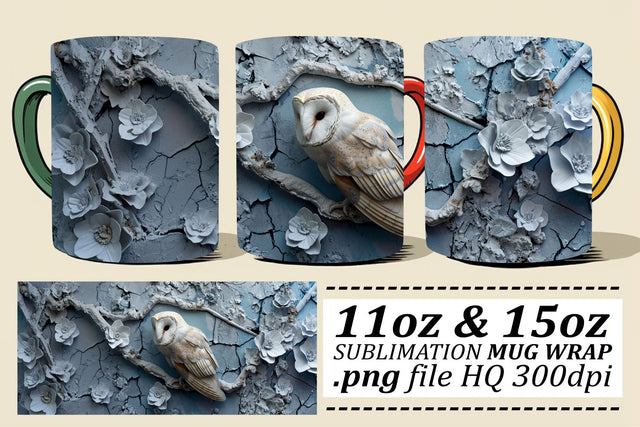 Colorful 3D Wildlife Mug Sublimation Collection Sublimation afrosvg 