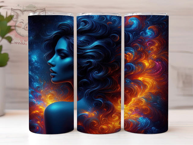 Colorful Abstract Art Tumbler, Bright Artistic Pattern, Abstract Art Tumbler, 20Oz Sublimation Wrap, Vibrant Pattern Design, Color Splash Art, Tumbler Sublimation Sublimation Lara' s Designs 