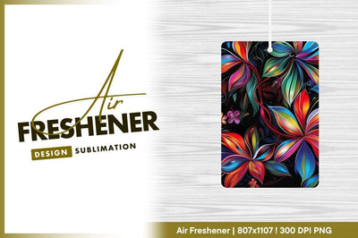 Colorful abstract floral illustration with vibrant petals and dark background Sublimation Regulrcrative 