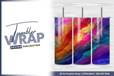 Colorful abstract swirl background with gold accents Sublimation Regulrcrative 