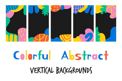 Colorful Abstract Vertical Backgrounds Sublimation Rin Green 