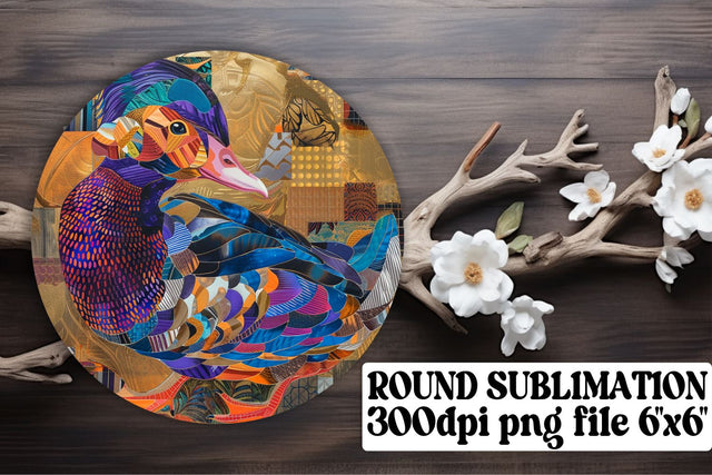 Colorful Bird Sublimation Ornaments & More Sublimation afrosvg 