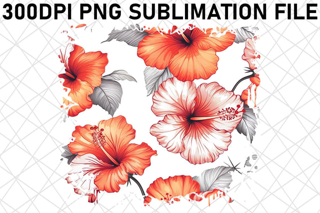 Colorful Bloom Sublimation Pattern, Whimsical Floral PNG Design, Vibrant Petals, Nature's Charm Sublimation afrosvg 