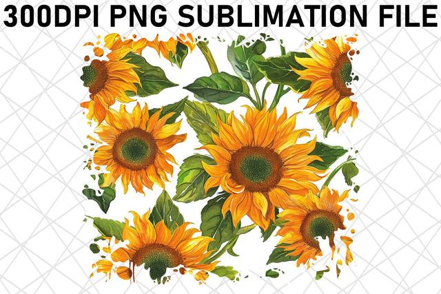 Colorful Blossom Sublimation Art Sublimation afrosvg 