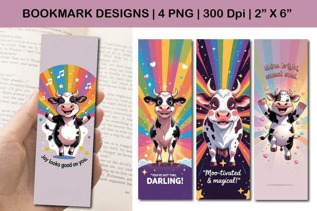 Colorful bookmark design, rainbow bookmark design Sublimation Paper Switch 